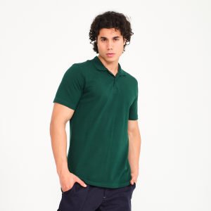 Benetton Yeşili Polo Yaka Kısa Kol İş Tişörtü