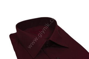 Bordo Erkek İş Gömleği