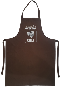 Aroha Firma Logo Baskılı Askılı Önlük