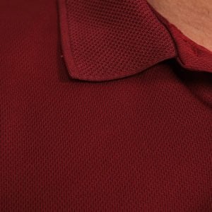Bordo Forma Kumaş Polo Yaka İş Tişörtü