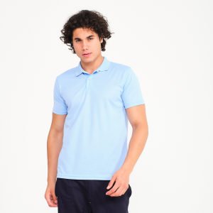 Mavi Forma Kumaş Polo Yaka  İş Tişörtü