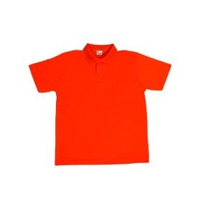 Turuncu Forma Kumaş Polo Yaka  İş Tişörtü