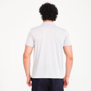 Açık Gri Forma Kumaş Polo Yaka İş Tişörtü