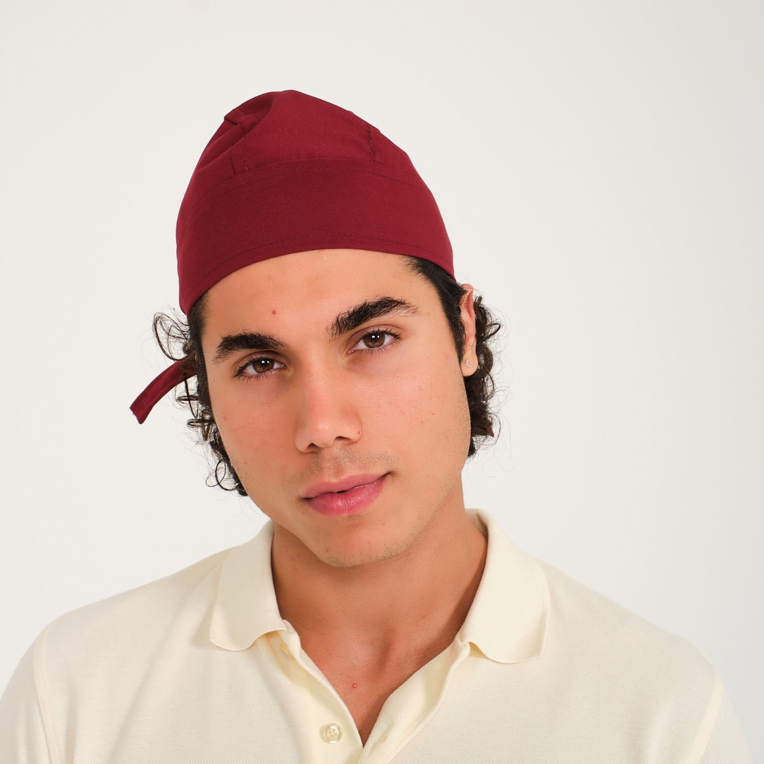 Bordo Korsan Aşçı Bandana