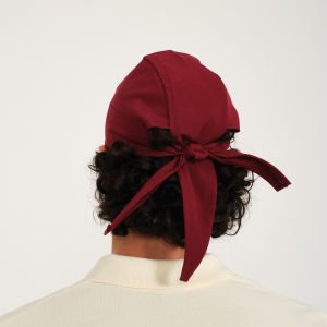 Bordo Korsan Aşçı Bandana
