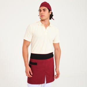 Bordo Korsan Aşçı Bandana