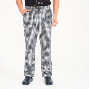 Ekose Aşçı Şef Pantolonu