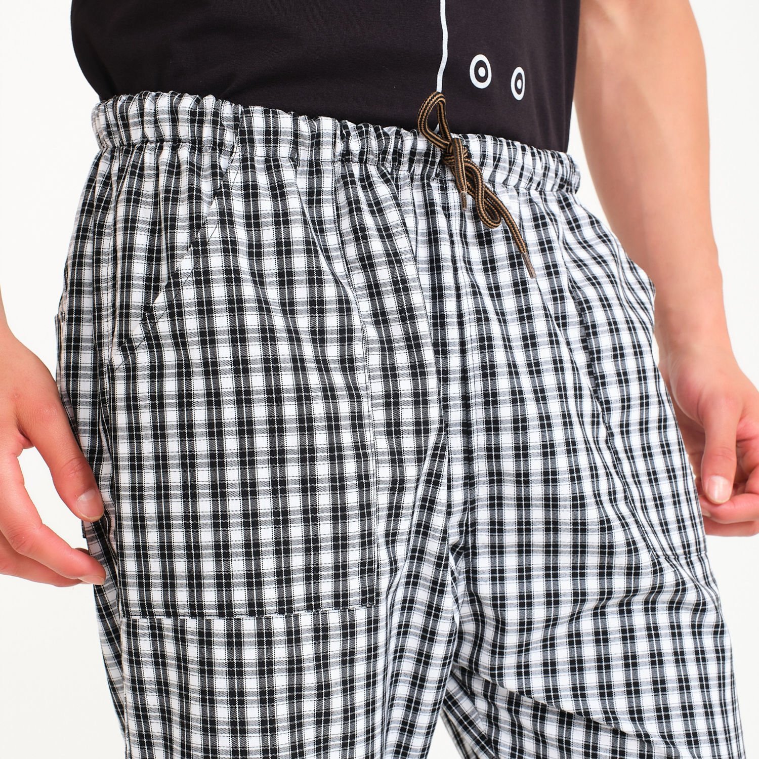 Ekose Aşçı Şef Pantolonu