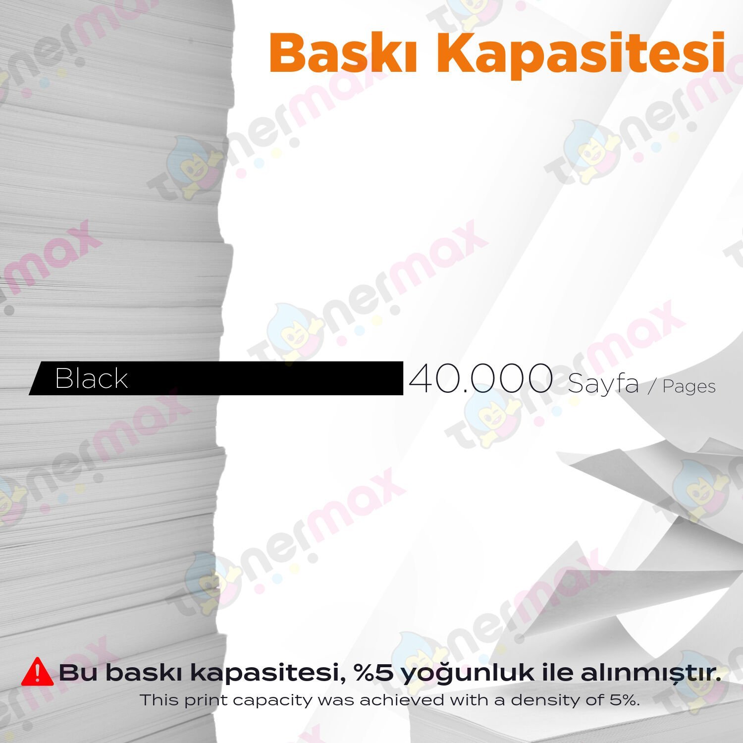 Epson T9661XXL Muadil Kartuş Extra Yüksek Kapasiteli / WF-M5298DW / M5299DW / M5799RDWF / M5799RDTWF / M5799RDWF C13T966140