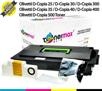 Olivetti D-Copia 25 / 30 / 35 / 40  300 / 400 / 500 Muadil Toner