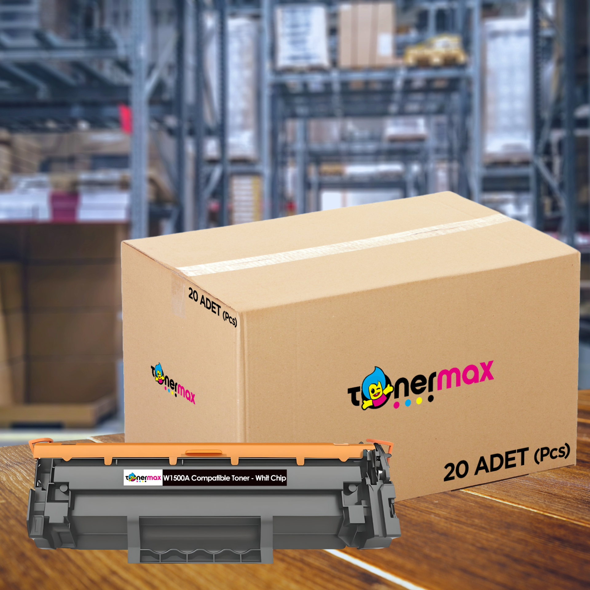 Hp 150A W1500A Muadil Toner - Çipli 20'li Paket 1 Koli / LaserJet MFP M141a /M141w / M111a / M111w