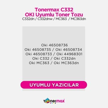 Oki C332 / MC363 Toner Tozu Set