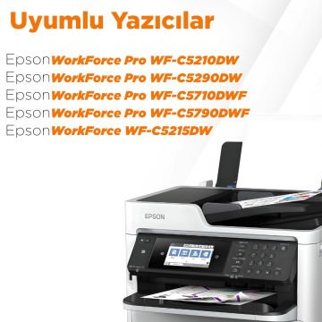 Epson T9451XL Siyah Muadil Kartuş Yüksek Kapasiteli / WorkForce Pro WF-C5210DW / C5290DW / C5710DWF /C5790DWF / C5215DW