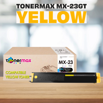 Sharp MX-23GTYA Sarı Muadil Toner / MX2310 / MX2314 / MX2614 / MX3111 / MX3114