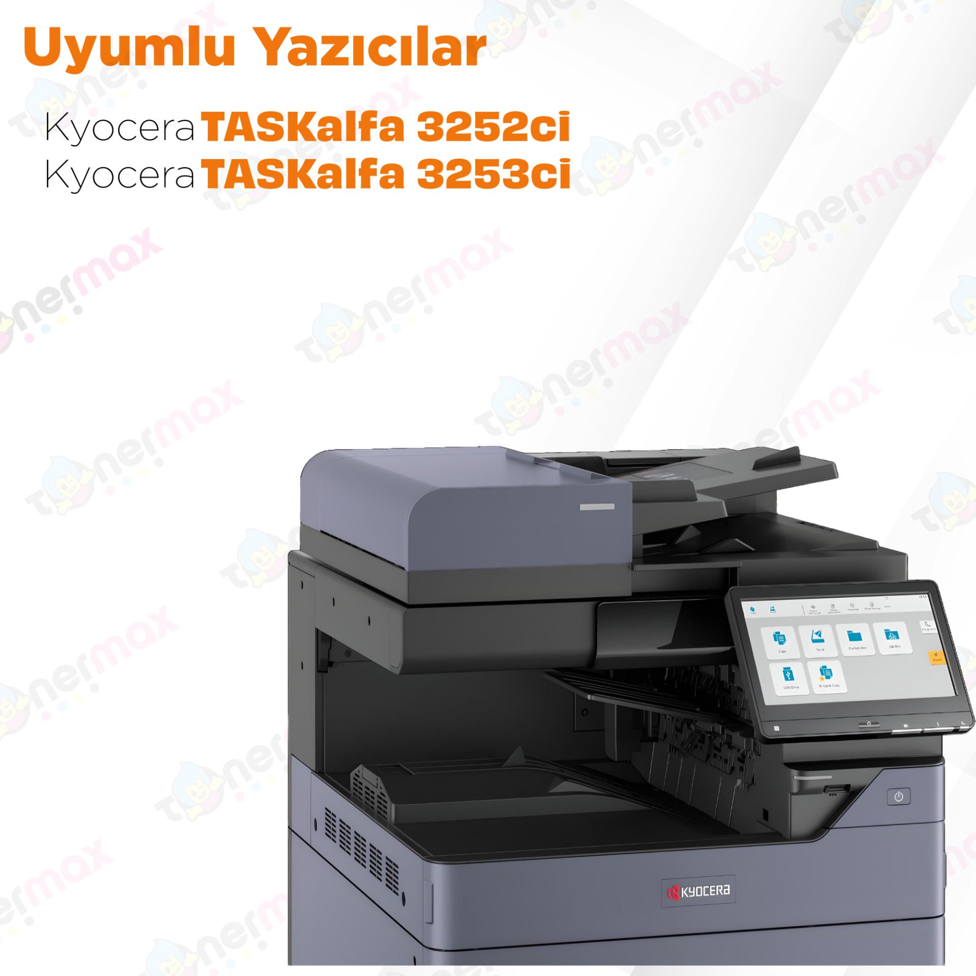 Kyocera Mita TK-8335 Muadil Toner Set / TASKalfa 3252ci