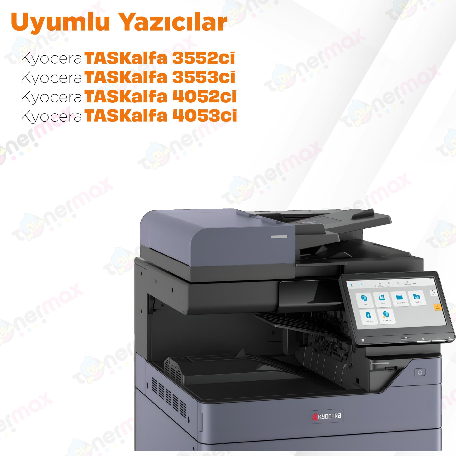 Kyocera TK-8525 Muadil Toner Set /TASKalfa 4052ci/ 4053ci