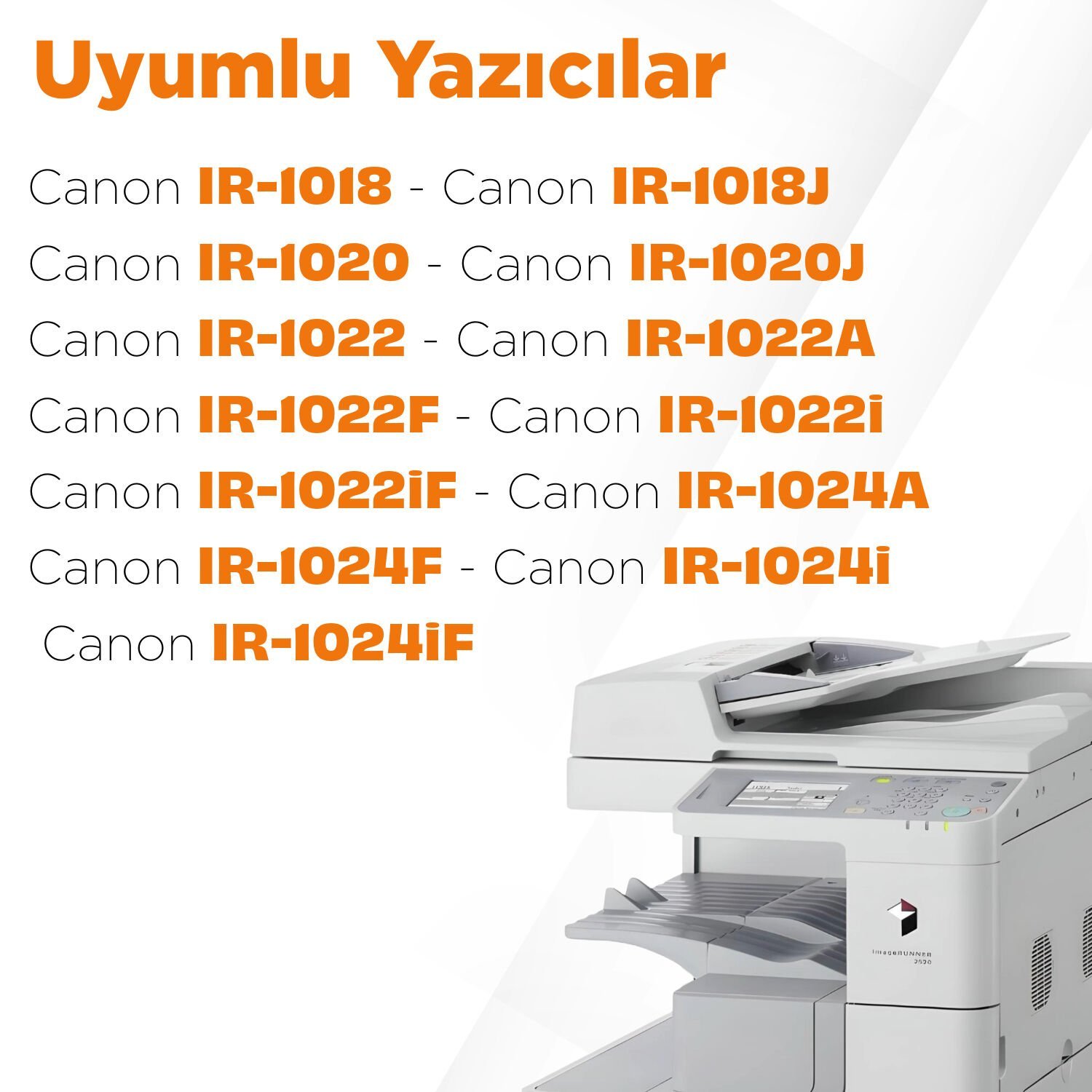 Canon C-EXV33 Muadil Toneri / IR2520 / IR2520i / IR2525 / IR2525i / IR2530 / IR2530i