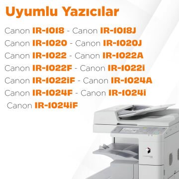 Canon EXV18 Muadil Toner / IR1018 / IR1020 / IR1022 / IR1024