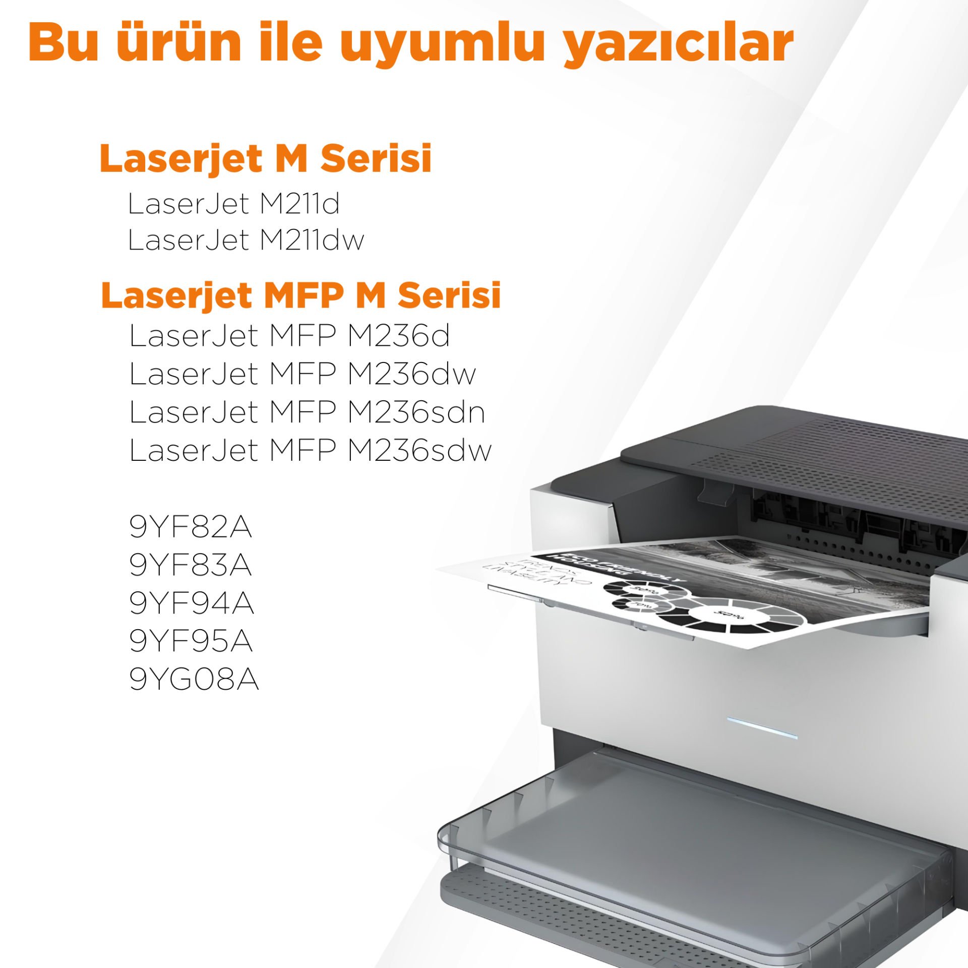 Hp 136X-W1360X Muadil Toner - Çipli/ M211 / M236 Yüksek Kapasite