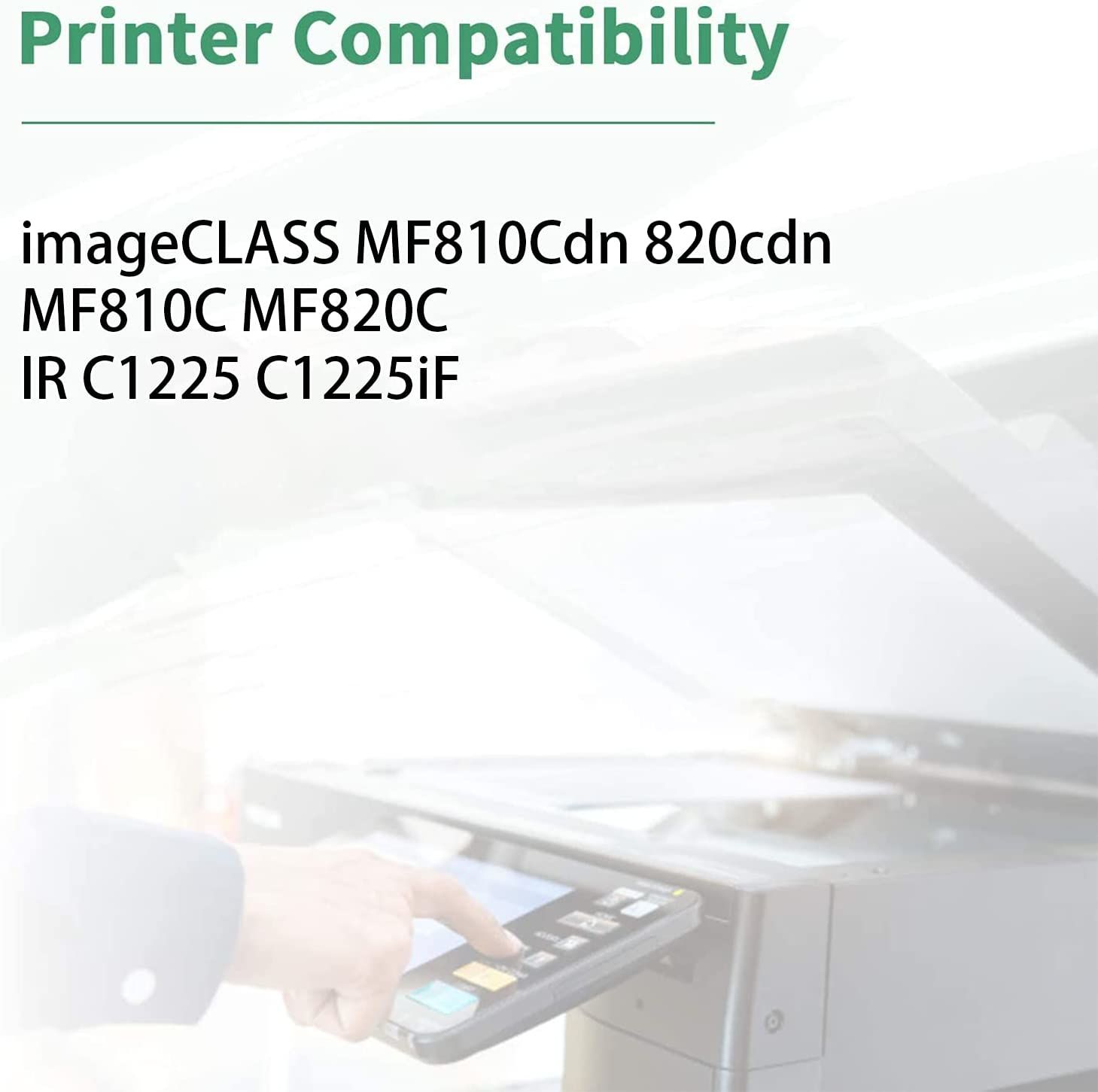 Canon C-EXV034 Muadil Toner Siyah/ IR-C1225 / imageCLASS MF810Cdn / MF820Cdn
