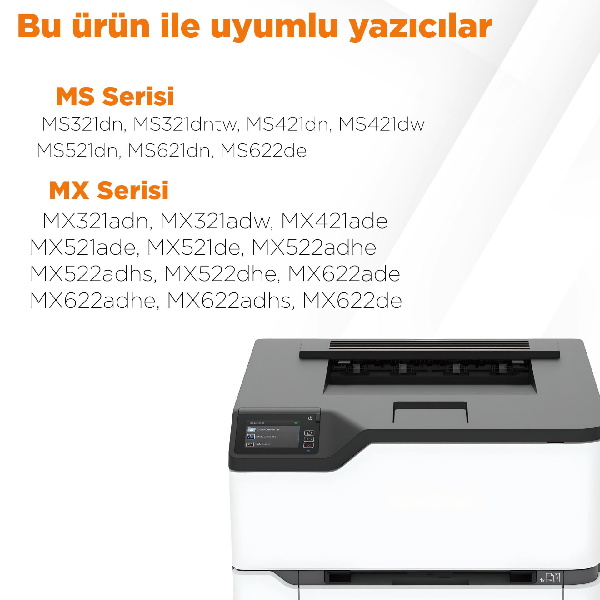 Lexmark MS321XL Muadil Toner / MX321 / MS421 / MX421 / MS521 / MX521 / MS622 / MX622