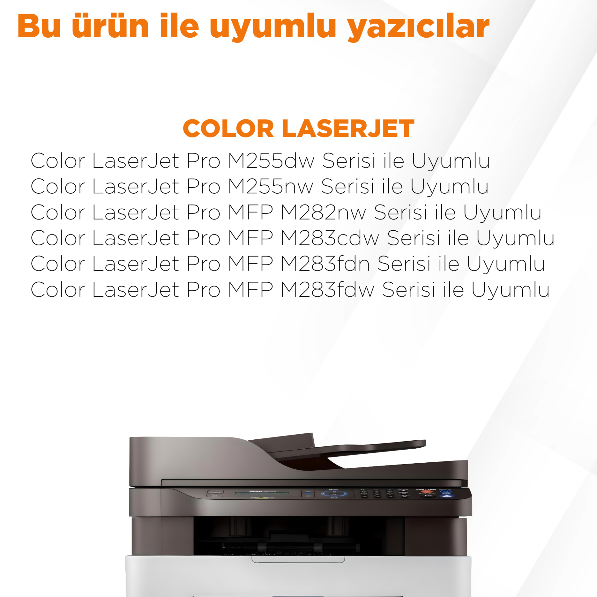 Hp 207A Muadil Toner Takım- Çipli/ Laserjet M255 / M282 / M283 / W2210A /W2211A / W2212A / W2213A