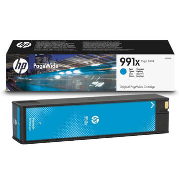 HP 991X M0J90AE / PageWide Pro 750 / 772 / 777 Mavi Orjinal Kartuş