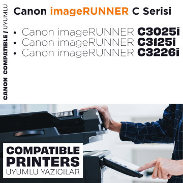 Canon C-EXV-54 Muadil Toner Kırmızı / ImageRUNNER C3025i / C3125i / C3262i