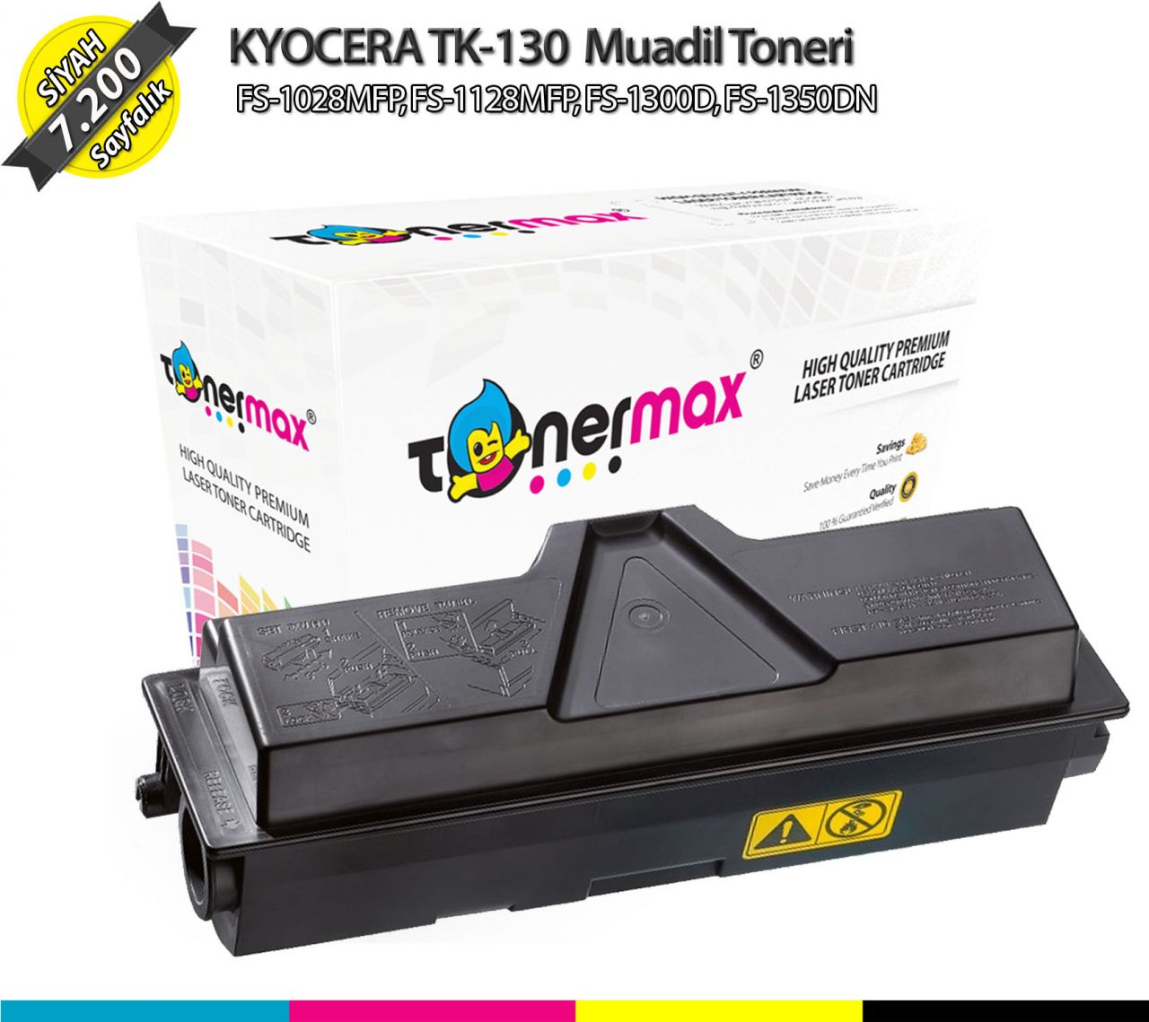 Kyocera TK-130 / FS1350 / FS1300 / FS1128 / FS1028 Muadil Toner