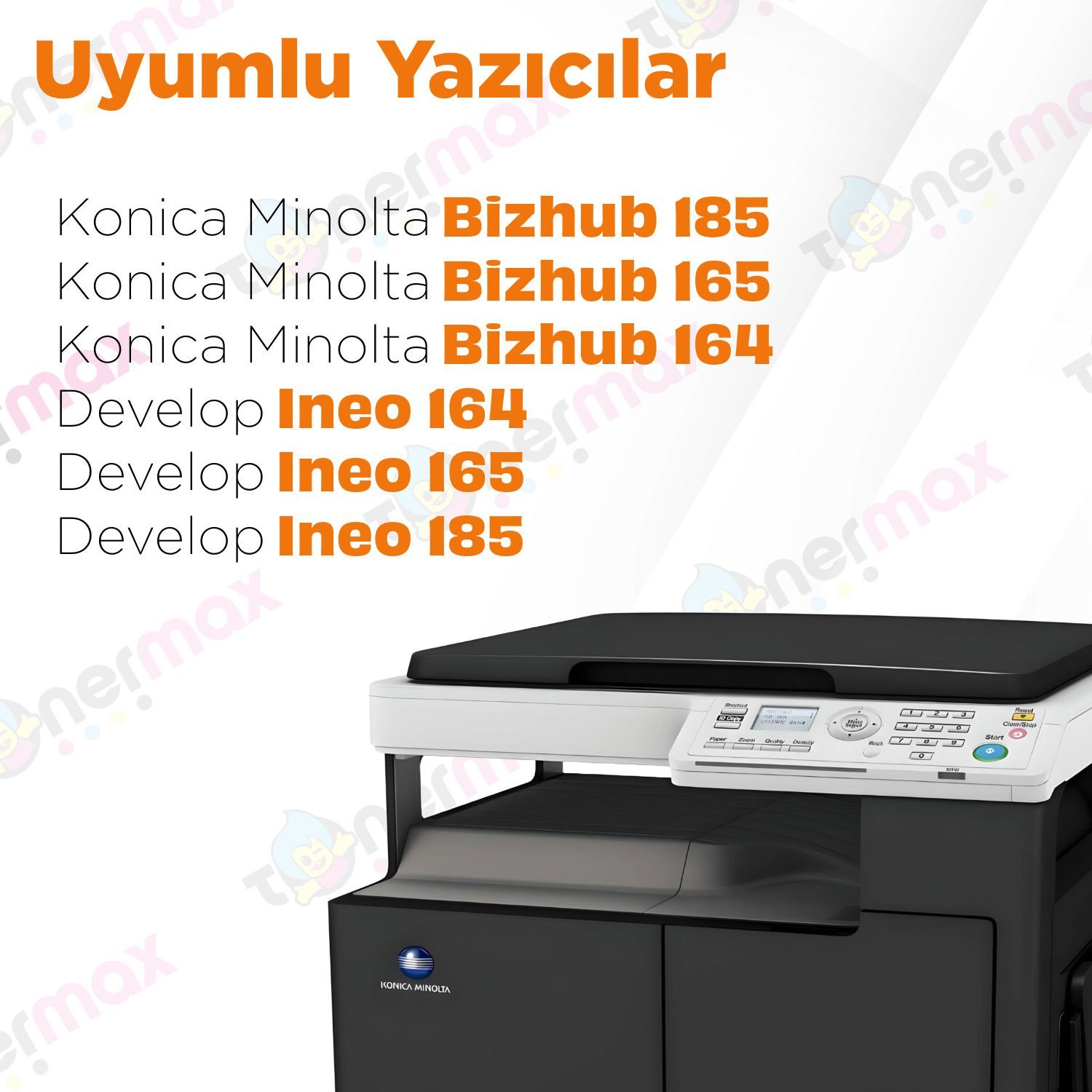 Konica Minolta TN-116 Muadil Toner / BizHub 164 / BizHub 165 / BizHub 185