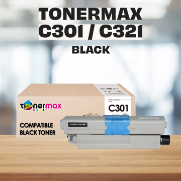 Oki C301 / C321 / MC342 44973544 Muadil Toner Siyah