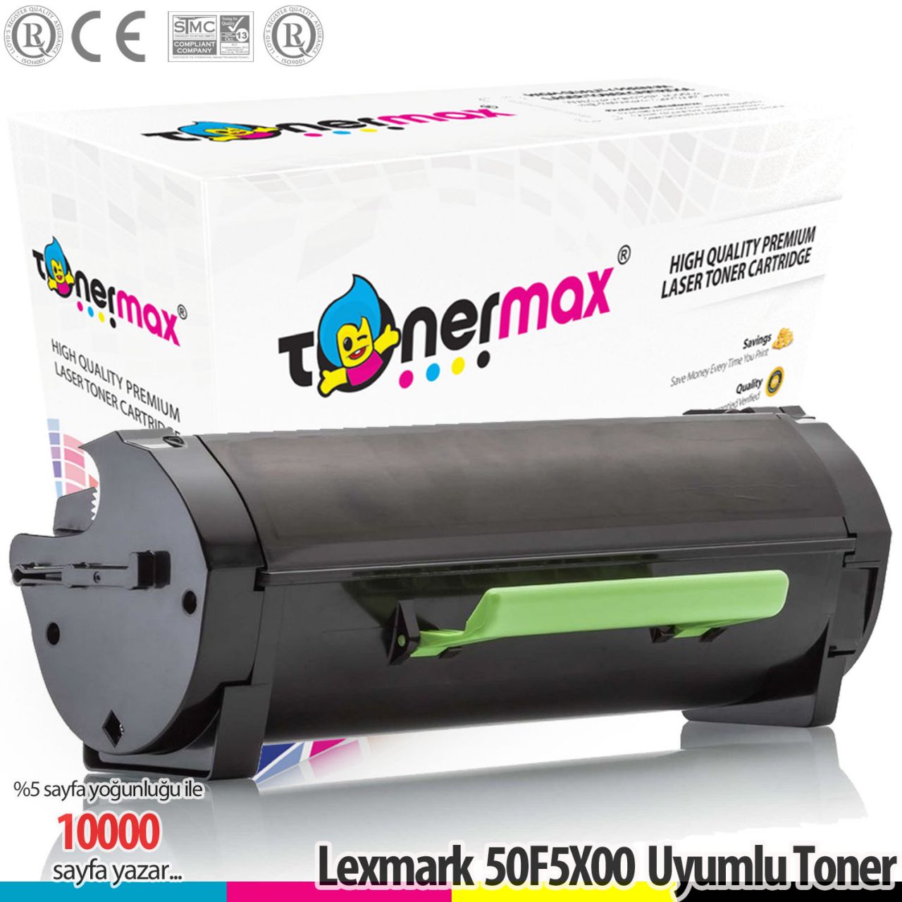 Lexmark 505X / 50F5X00 MS410 / MS510 / MS610 A Plus Muadil Toner 10K