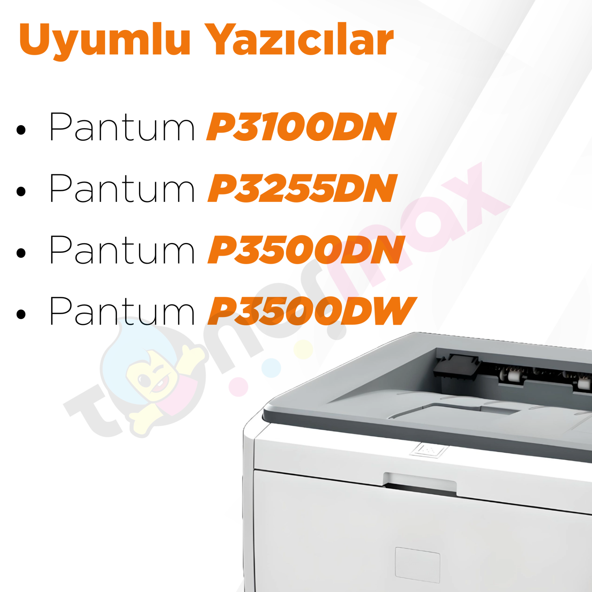 Pantum PA310 Muadil Toner 2'li Avantaj Paket / P3100DN / P3255DN / P3500DN / P3500DW