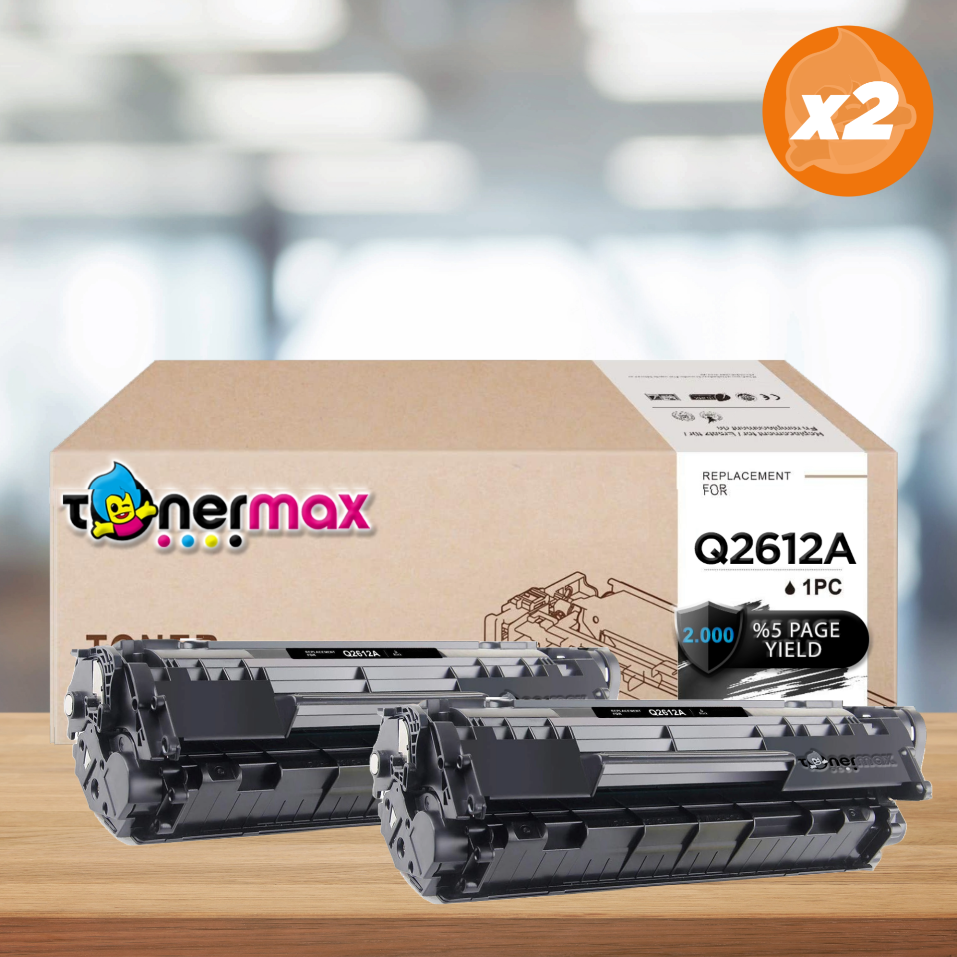 HP 12A / Q2612A Muadil Toner/ 1010/1012i/1015/1018/1020/1022