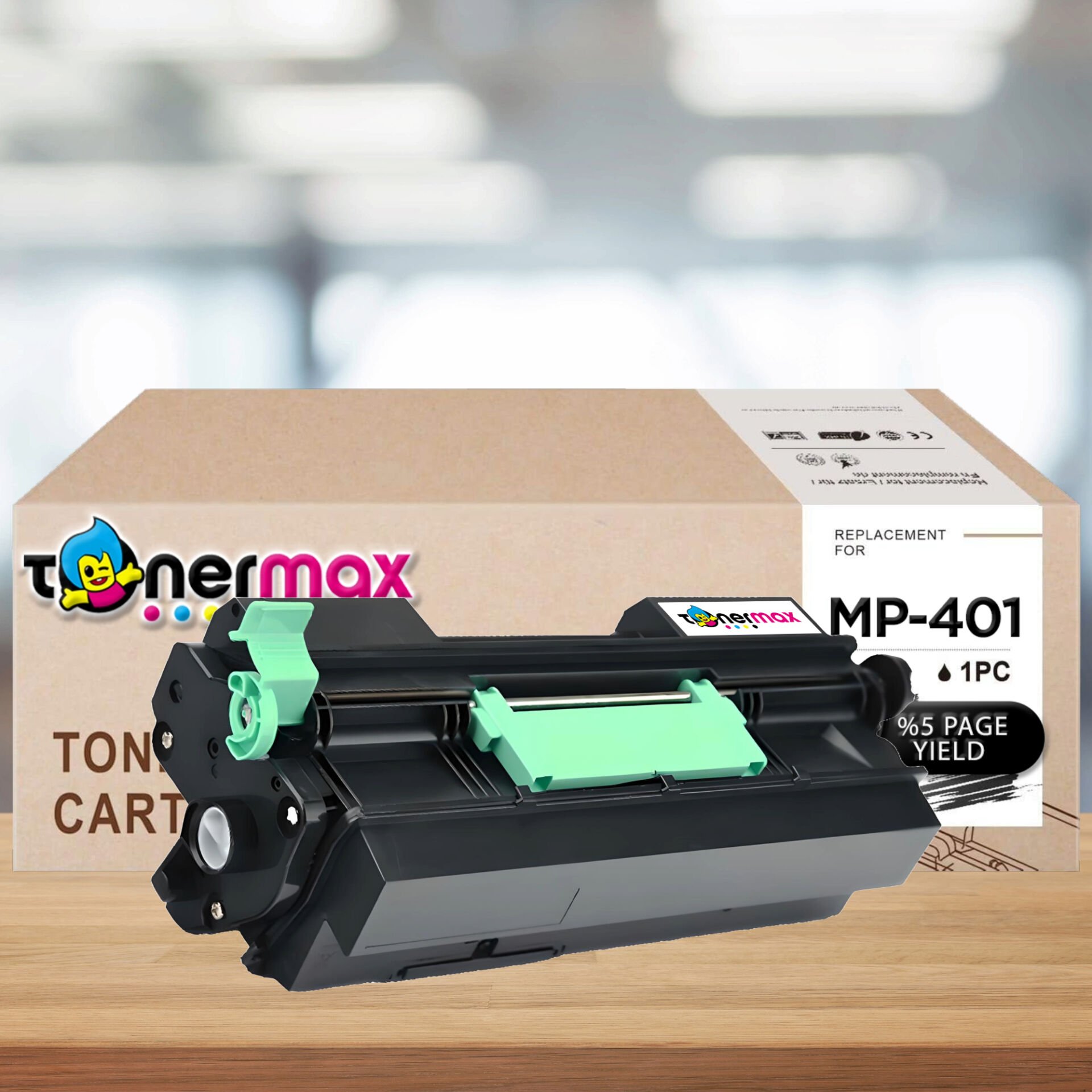 TonerMAX® TMX-MP401 Muadil Toner 11900 Sayfa Baskı Yapar.
