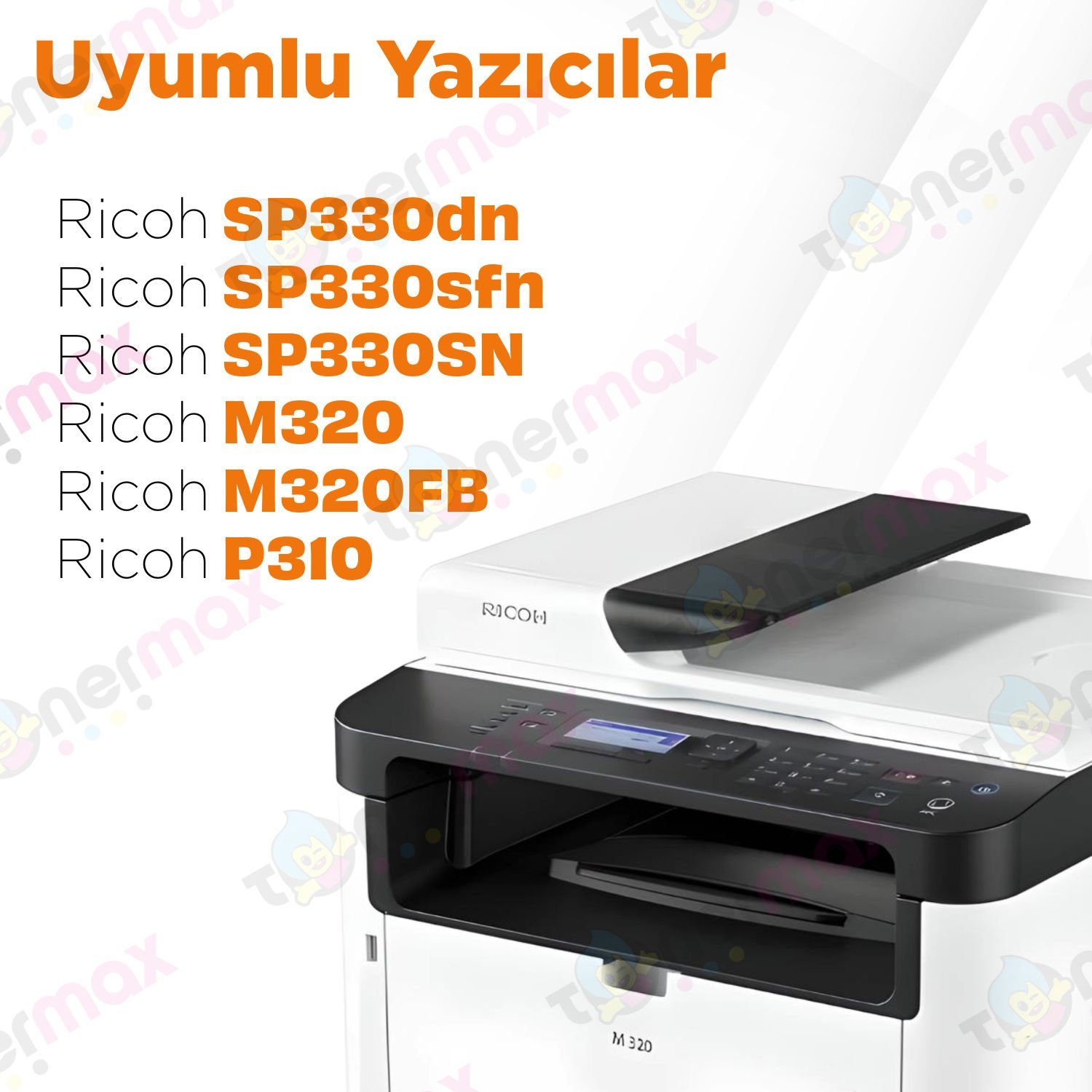 Ricoh SP-330H Muadil Toner / M320 / M320FB / P310 / SP330 / SP330DN / SP330SN