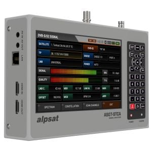 ALPSAT AS07STCA-4K DVB S-S2 / T-T2 / C / J.83B / ISDB-T COMBO Sinyal Analizörü