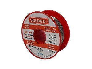 Soldex 100Gr 0.50mm 60/40 Lehim Teli