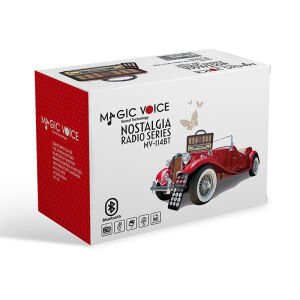 MagicVoice MV-114BT USB-SD-FM-Bluetooth Destekli Nostaljik Radyo