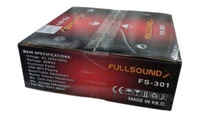 FullSound FS-301 2x80Watt Trafosuz Stereo Amfi USB Destekli
