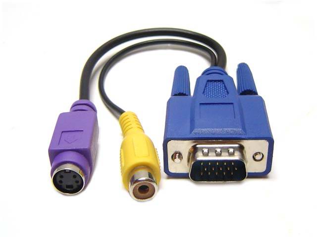 VGA Video/S-Video Dönüştürücü Kablo