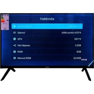 ROSE ATV-332 32'' - 82Ekran Full HD Android LED TV Uydu Alıcılı