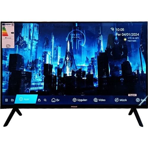 ROSE ATV-332 32'' - 82Ekran Full HD Android LED TV Uydu Alıcılı