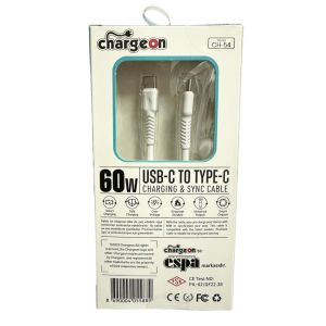 Chargeon USB-C to Type-C 60W Şarj Kablosu 1mt
