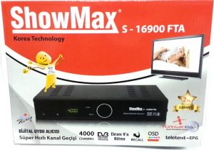 ShowMax 16900 FTA SD Uydu Alıcısı