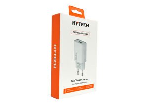 Hytech HY-XE26 2.1A 10.5W USB Ev Şarj Adaptörü Beyaz