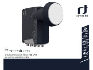 Inverto Premium 0.1dB ULN Octo Sekizli LNB Full HD 4K Uyumlu