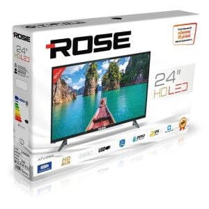 Rose ATV-224 24'' 61 Ekran Uydu Alıcılı 12V/220V Full Hd LED Tv