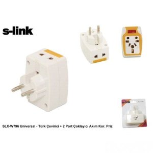 S-link SLX-W796 Universal Türk Çevirici Priz