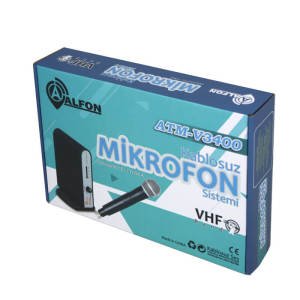 Alfon ATM-V3400 1EL VHF Telsiz Mikrofon